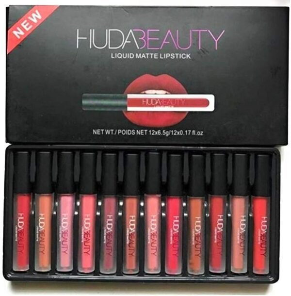 Matte Finish Lips Set, Pack of 12. Sale 12.12 best offer for women's