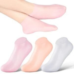 Silicone Socks for Women & Men | Full Foot Gel Heel Socks, Moisturizing Foot Protector for Heel Pain, Cracked Heels & Foot Care