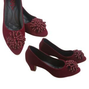 Velvet Embroidered Women Shoes for Luxury Comfort