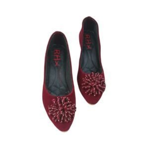 Velvet Embroidered Women Shoes for Luxury Comfort