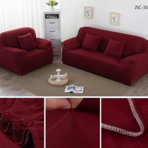 5 Seater Lycra Plain Sofa Cover