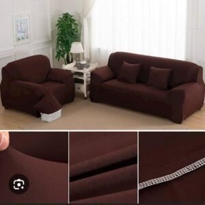 5 Seater Lycra Plain Sofa Cover