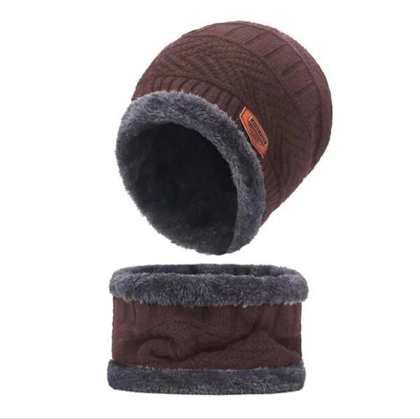 Warm & Toasty: Wool Beanie And Neck Warmer Set (2 pieces)