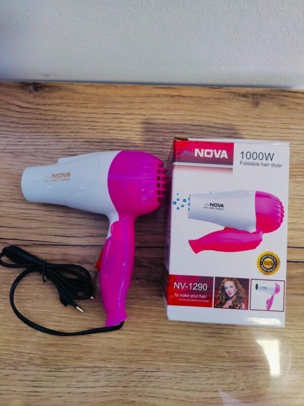 Fast Flow Dryer: Lightweight 1000W Hair Dryer