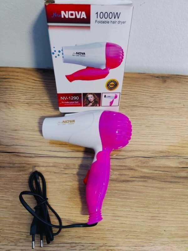 Fast Flow Dryer: Lightweight 1000W Hair Dryer