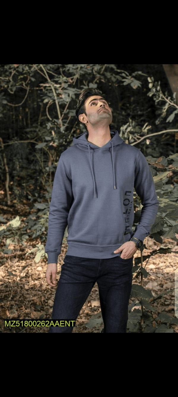 Winter Warmth: Customizable Men's Fleece Hoodie